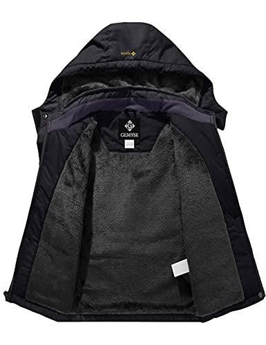 Gemyse Boy'S Waterproof Ski Snow Jacket Hooded Fleece Windproof Winter Jacket thumb #5