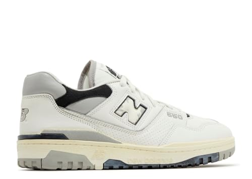 New Balance 550 Men's Sneaker, Sea Salt/Concrete/Black, Size 63