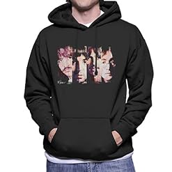 VINTRO The Beatles Revolution Sweat à capuche pour homme Portrait original par Sidney Maurer - Les Beatles, Paul McCartney, John Lennon, RIngo Starr, George Harrison