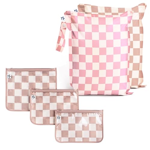 Image of Tiny Twinkle Mess-proof Wet Bags and Travel Bags Bundle