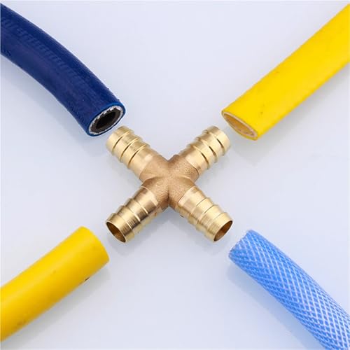 Conector de púas de cobre de 12mm para eliminar goteos en uniones de mangueras de aire 5