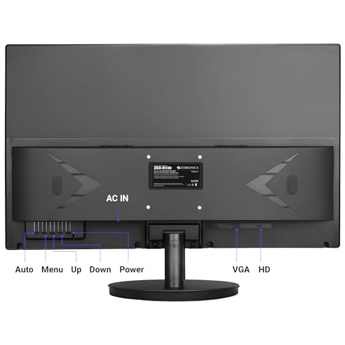 Image of ZEBRONICS LED Monitor, 20 inch, HD+ 1600x900, 16:9 Aspect Ratio, 16.7M Colors, HDMI & VGA, Wall Mountable (EV20)