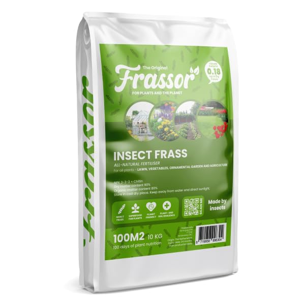 Frassor Insektenkot - 10 Kg - Fr 100 M2 - Natrlicher Bodenaktivator Und  Dnger - Reich An Nhrstoffen : Amazon.de: Garten