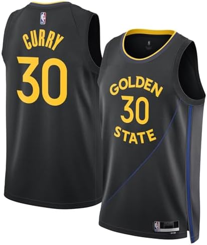 Stephen Curry Golden State Warriors NBA Kids Youth 8-20 Black Sta...