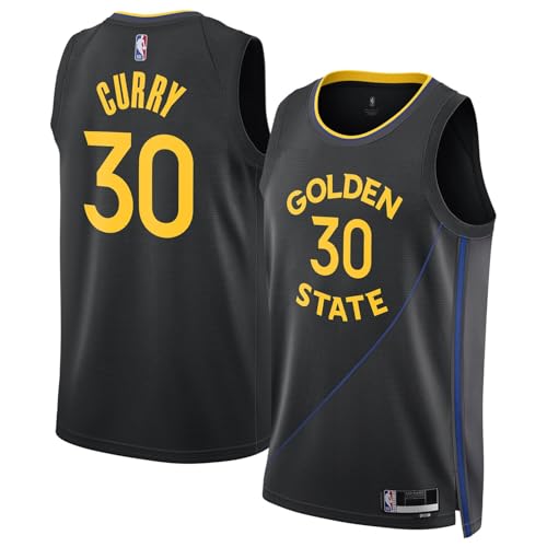 Stephen Curry Golden State Warriors NBA Kids Youth 8-20 Black Sta...