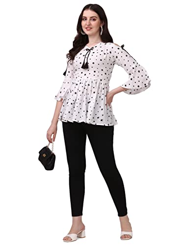 Image of ZELZIS Women Crepe Fabric Dori Tunic