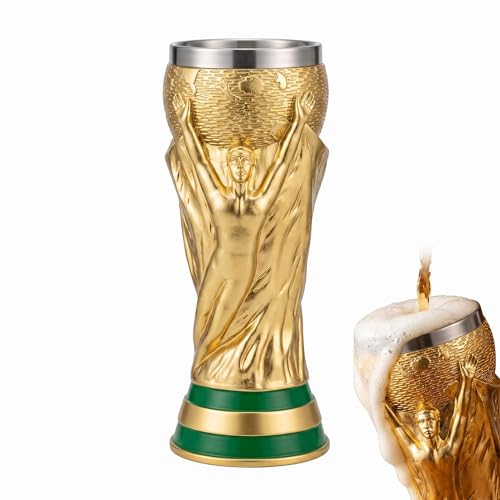 Soccer Trophy Pint Weizen Pilsner Glass for World Soccer Cup 2026