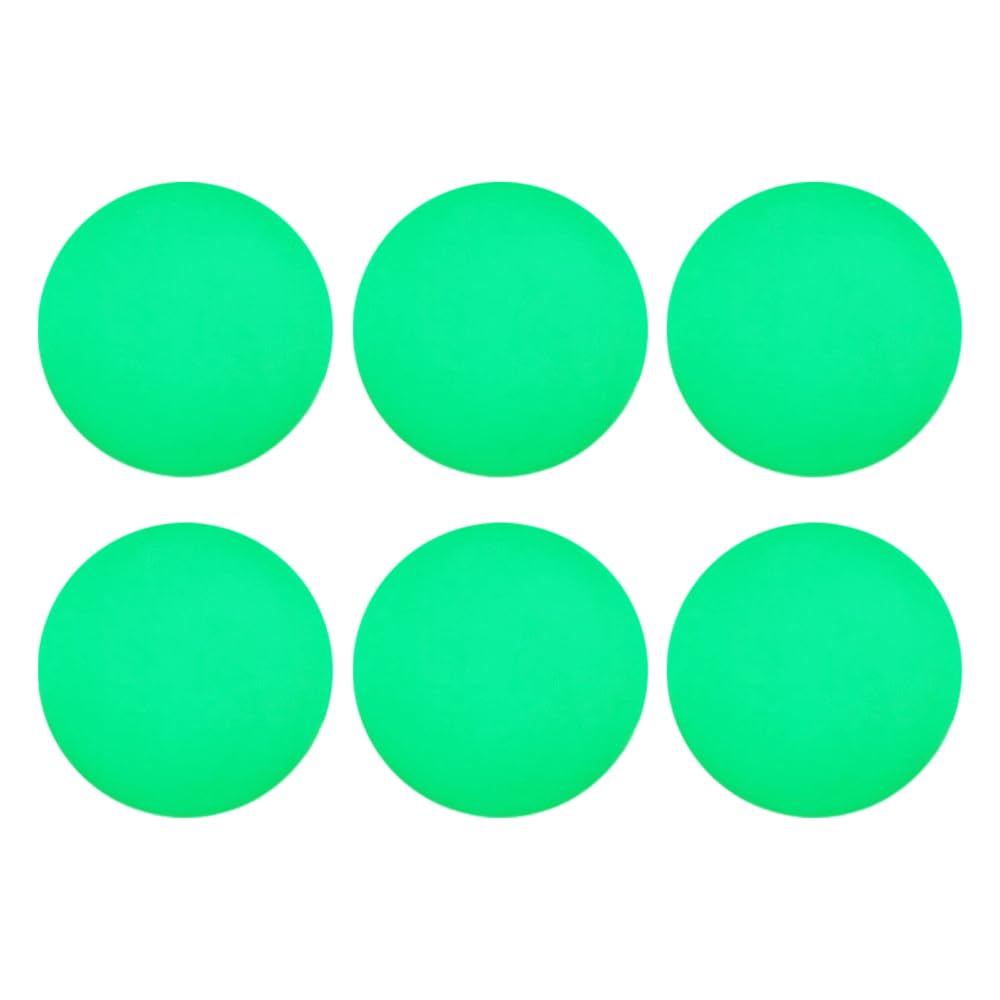 BDKMMS Lacrosse Glowing Ball, 6Pcs 2.56Inch Glow-in-The-Dark Lacrosse Balls