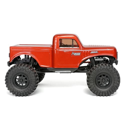 Image of Redcat Racing Ascent 18 Brushless RC Rock Crawler - 4WD 1 /18 RC Crawler with Portal Axles, High Steer Geometry, Waterproof ESC, LiPo Battery, RTR Hobby Grade RC Truck 4x4 - Red