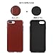 TENDLIN Compatibl with Case with Premium Leather Outside and Flexible TPU Silicone Hybrid Slim Case (Brown)
