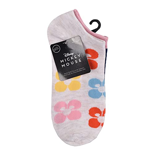Disney Women's No Show 10-Pack Sock, Retro, 9-113