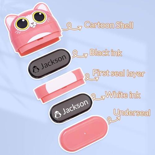 Name Stamp for Clothing Kids Waterproof, Personalized Custom Clothes Stamp view 5
