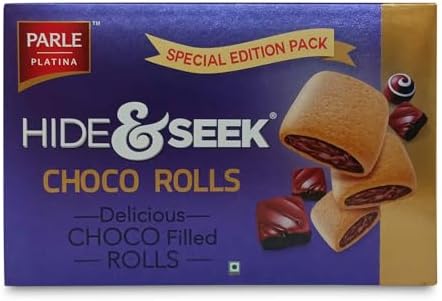 Parle Hide & Seek Choco Roll Choco Rolls 250 gm Pouch