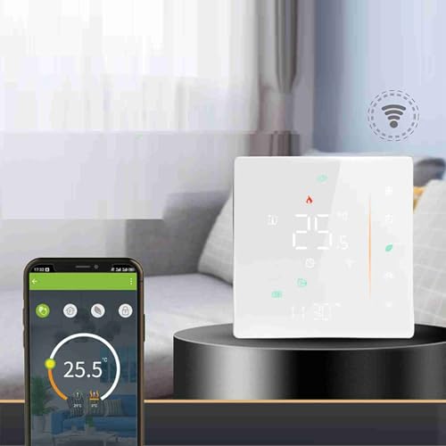 Thermostat intelligent WiFi programmable avec commande tactile et application mobile - 6