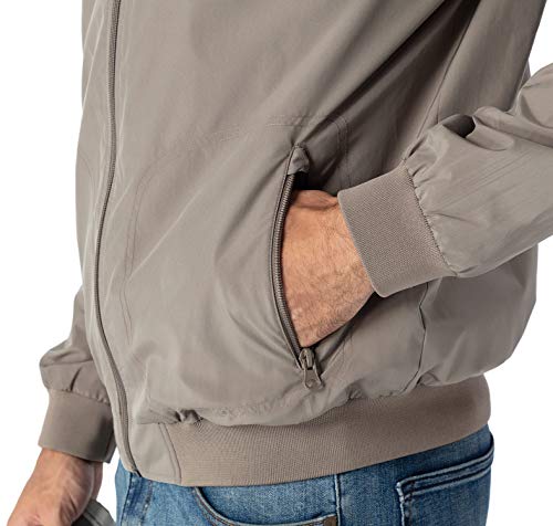 Rdruko Men's Running Jacket Lightweight Bomber Jacket Causal Varsity Flight Windbreaker(Khaki, Us Xl) #TOP3