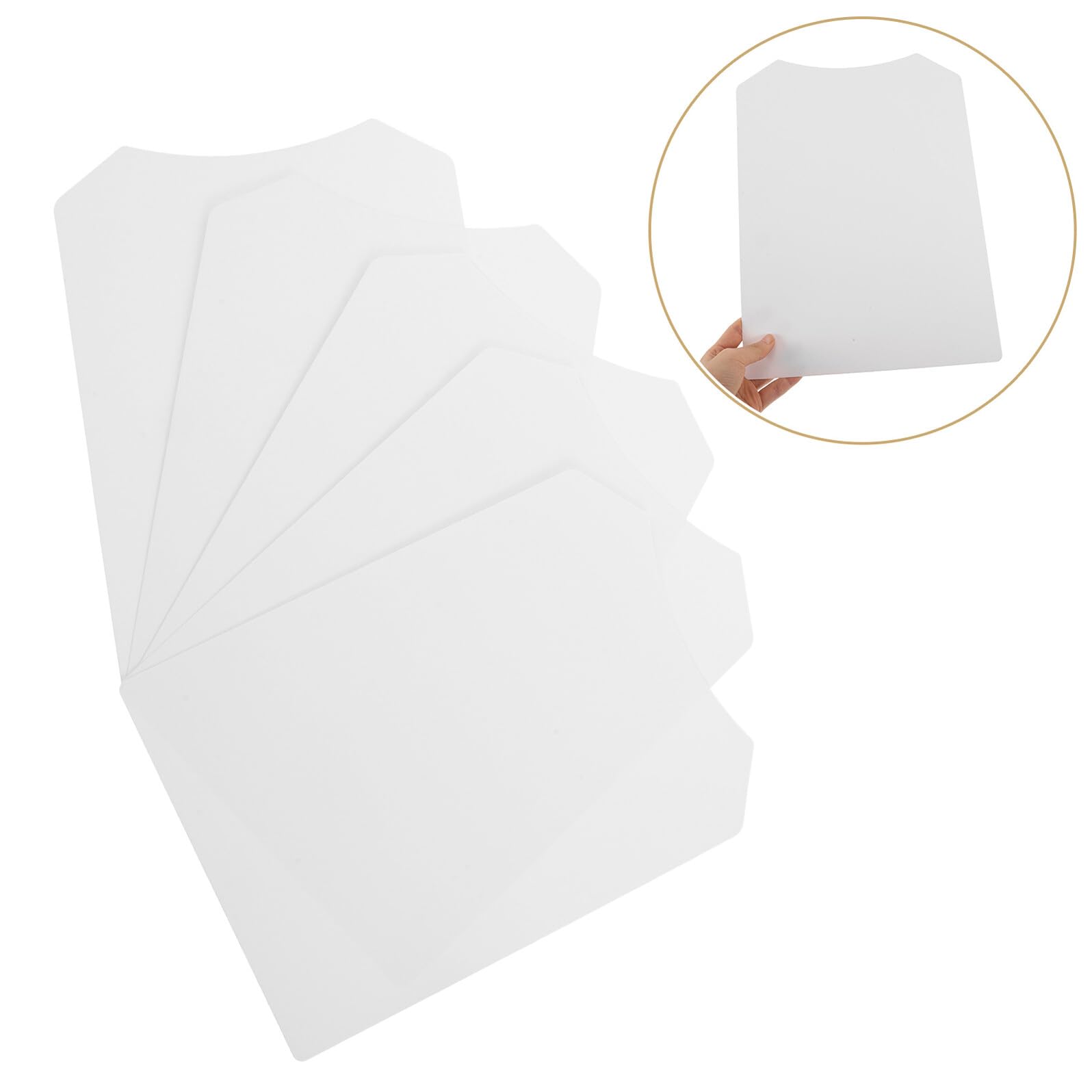50 Stück Hemdenfaltkarton aus Weißem 350g Karton 23X31cm für T Shirts Wollpullover Socken Faltbare Verpackungseinlagen zur Kleidungspräsentation und Transportform