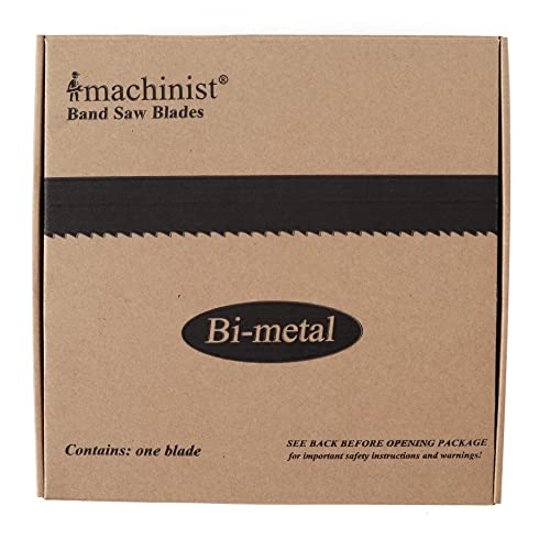 Imachinist S1143414 M42 114" X 3/4" X 0.035" X 14 TPI, Bi-Metal Bandsaw Blades Constant Teeth for Cutting Metal