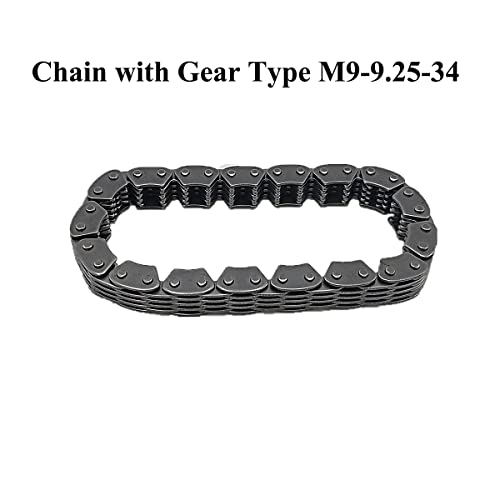 Chikia Transmission Chain Replacement For Yamaha Rhino Grizzly, 400 450 500 550 700 750,Coleman,Massimo,Axis,Bennche,Cub Cadet,Sector Vector #TOP2