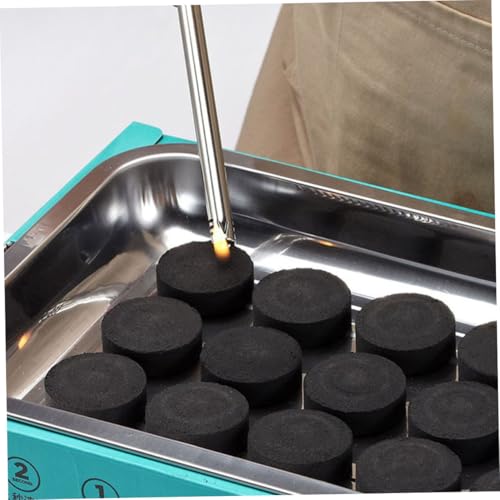 Carbón para barbacoa en acampadas con pastillas naturales Hemobllo para estufa portátil 4