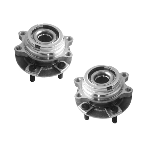 Image of PM Auto Pair of 2 Front Wheel Hub Bearing Assembly Compatible with 2009-2014 Nissan Murano