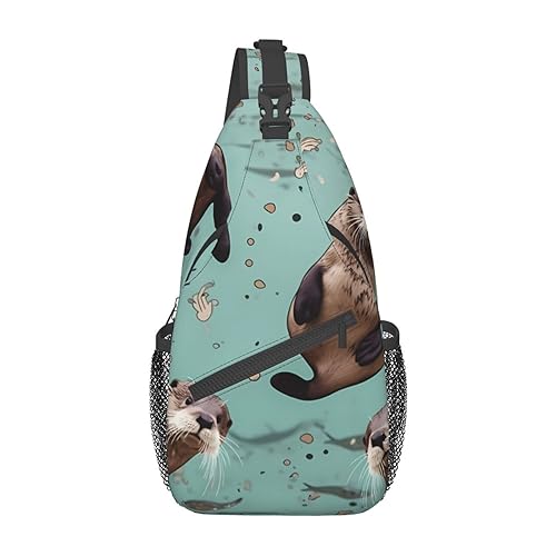 Sac à bandoulière Otters décontracté et léger pour voyage mixte