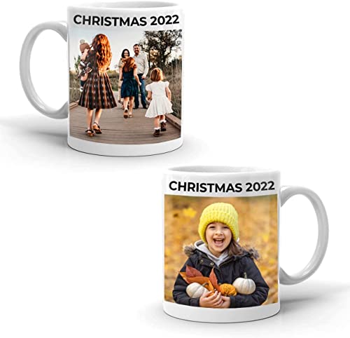 Custom Mug Customized Mug Personalized Photo Mug Custom Photo Coffee Mug With Photo Text Logo Personalized Gifts For Friend Birthday Anniversary 11Oz White Both Sides Custom Coffee Cup #TOP1