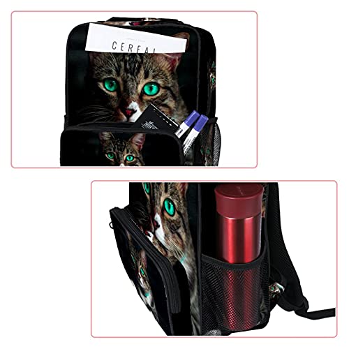 Sac à dos ordinateur portable avec imprimé chat pour le travail - 2