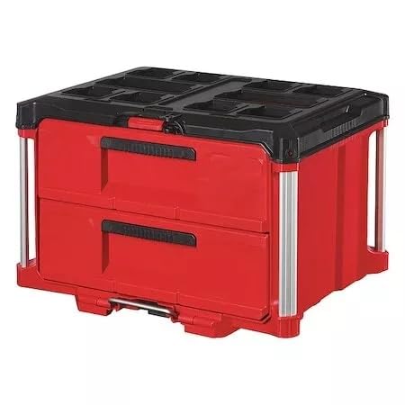 48-22-8442 Packout 2-Drawer Tool Box 50 Lb Capacity / 25 Lb For Milwaukee Tool