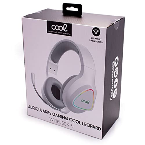 Cool Leopard Auriculares Inalámbricos Gaming 7.1 PC/PS4/PS5/Xbox Negros