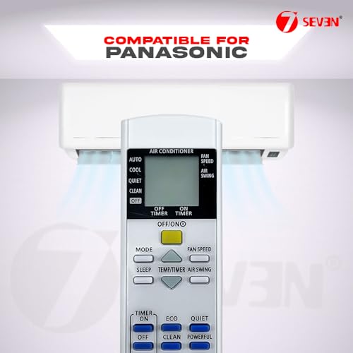 Image of 7SEVEN Compatible for Panasonic AC Remote Original 29t Model 1 1.5 2 Ton Split or Window Air Conditioner