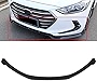 FINDAUTO PP Car Front Lip Body Kits Fits for 2017-2018 for Hyundai Elantra Matte Black Front Bumper Lower Lip Splitter Spoiler