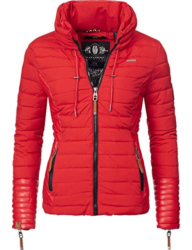 Preisvergleich Produktbild Navahoo Damen Übergangsjacke Steppjacke Gini Rot Gr. S
