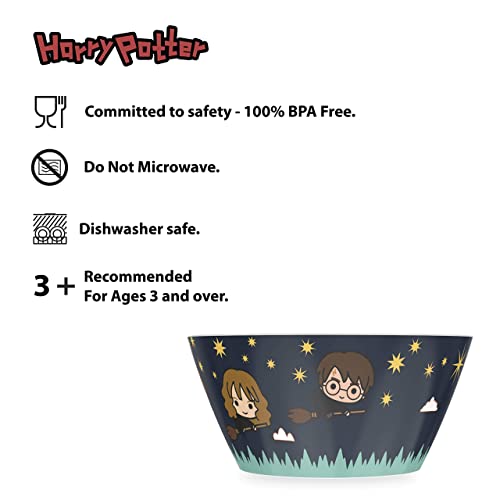 Zak Designs Harry Potter Hogwarts Is My Home Dinnerware Set Includes Plate And Bowl, Made Of Durable Melamine And Perfect For Kids (2-Piece Set, Bpa-Free) #TOP5