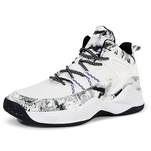 Scarpe da Basket Alte da Uomo - Design Mimetico, Tomaia