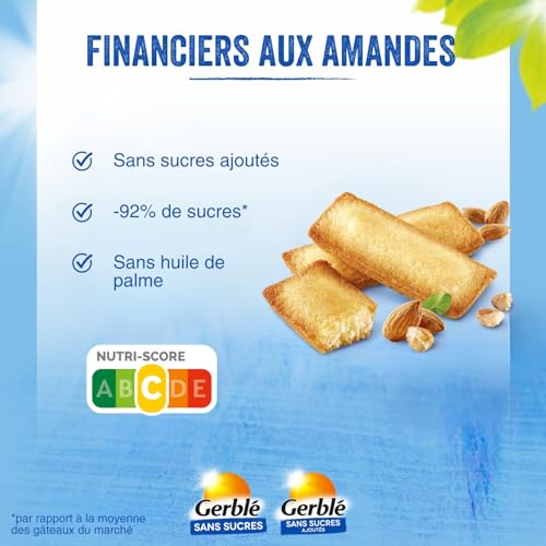Gâteau Financier Amandes Sans Sucres Ajoutés Gerble Le Achet De - vue 4