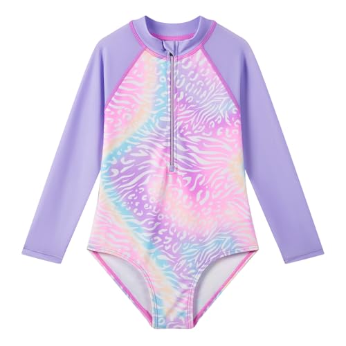 Image of Angel season Girls Swimsuits Kids Bathing Suit One Piece Swimwear with UPF 50+ Cute