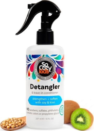 Image of SoCozy Detangler Leave-In Conditioner Spray For Kids Hair, Fruity-Tutti, 8 Fl Oz (Pack of 1)