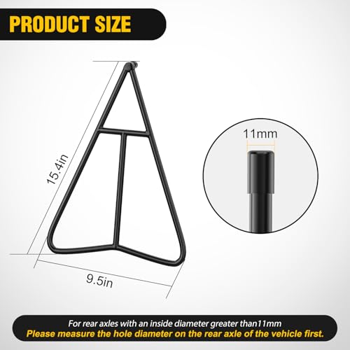 Image of Nilight Dirt Bike Triangle Stand T-Shaped Motorcycle Support | Rear Wheel Paddock Stand for 80-500cc Supermoto Motocross Enduro Pit Bike