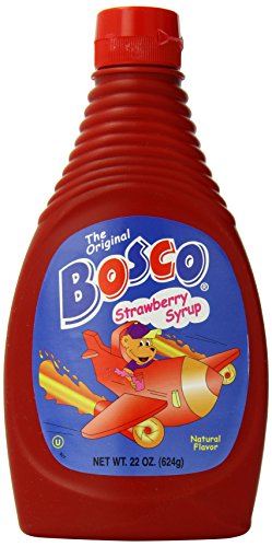 Bosco Syrup, Strawberry, 22 Ounce (Pack of 12)