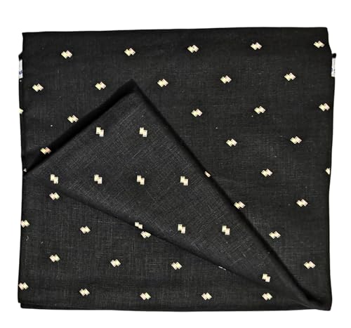 Image of Arvore Bunkaar Men's 100% Pure Original Premium Fine Linen Printed Unstitched Shirt Fabric- 1.6m