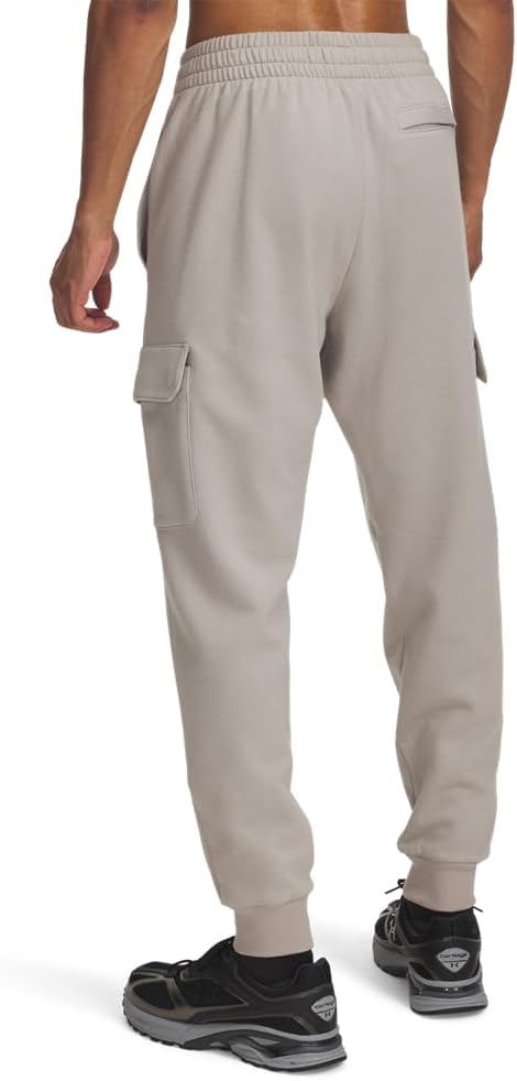 Under Armour Mens Rival Fleece Cargo Joggers - Image 2