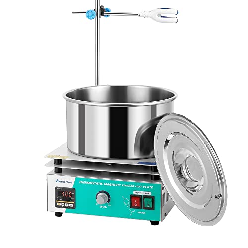 Mxmoonfree 5L Stirring Water Bath, Thermostatic Lab Water Bath With Magnetic Stirrer Max Temp 400 Celsiusity And Max Temp 400 Celsius #TOP9