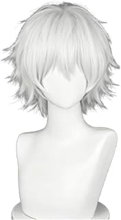 [§ＹＵ　ＭＩｃｏｓ] 金木研 コスプレ cosplay コスチューム 文化祭 コミケ ハロウイン ウィッグ 耐熱 ヘアネット付き [並行輸入品]