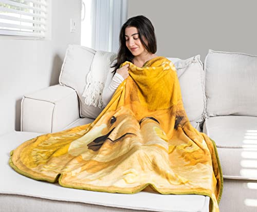 Dogecoin Cryptocurrency Round Fleece Throw Blanket | Plush Soft Polyester Cover for Sofa and Bed, Cozy Home Decor Room Essentials | Funny Money Prop Gifts for Teens, Kids | 60 Inches - Image 6