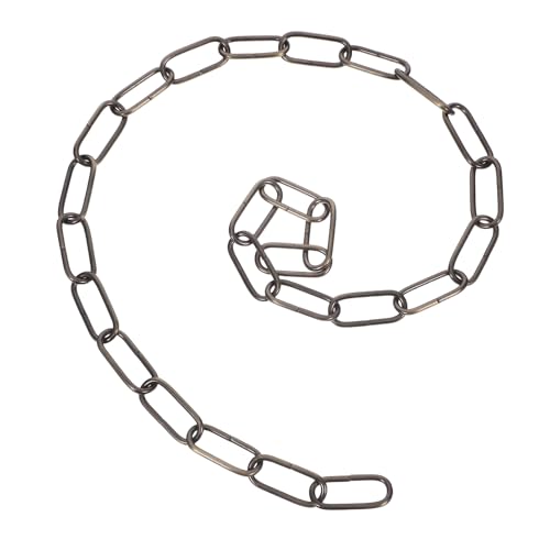 Cadena de hierro dorada de 4 mm resistente para lámparas de techo y comercio 1