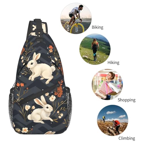 Bolso cruzado con diseño de conejo para adultos miniatura 6