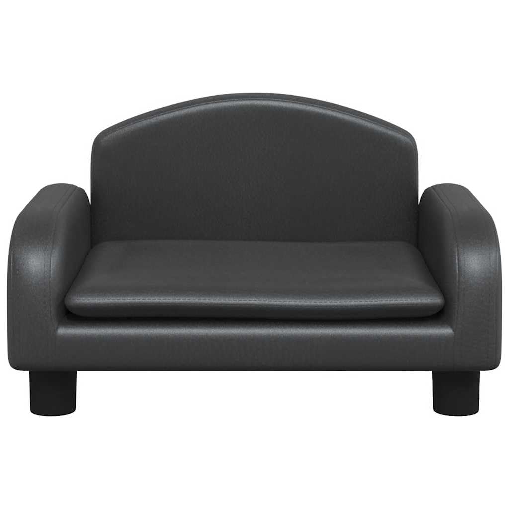 vidaXL Lettino per Cani Nero 50x40x30 cm in Similpelle