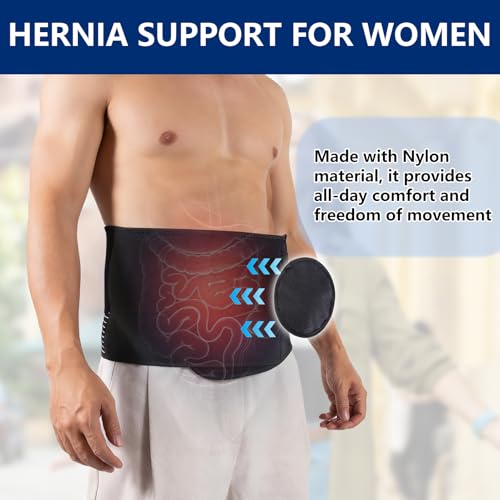 Faja para hernia umbilical ajustable con compresión removible miniatura 6