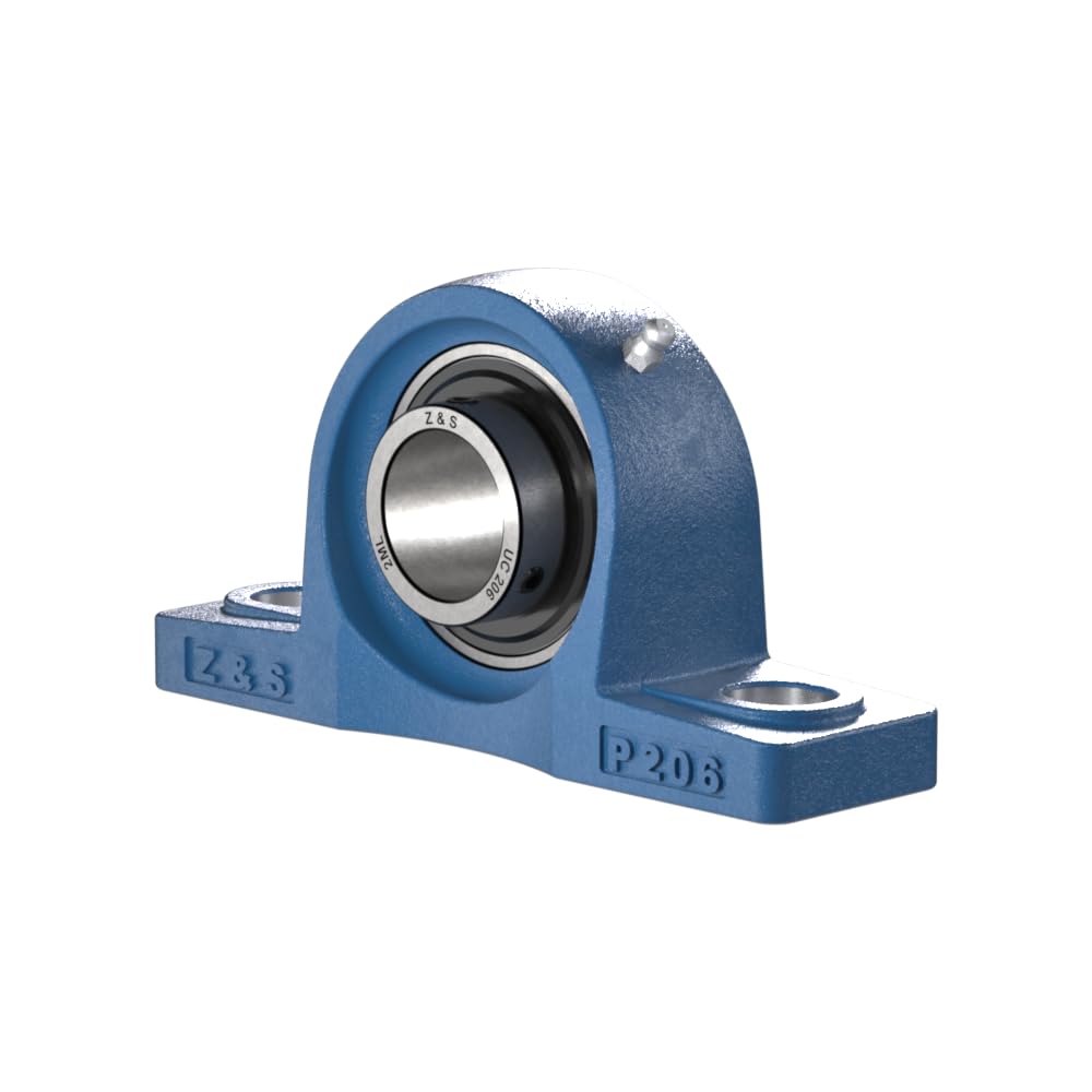 4 Stück Stehlager UCP 206 für 30 mm Pillow Block Bearing 2-Loch [Z&S]