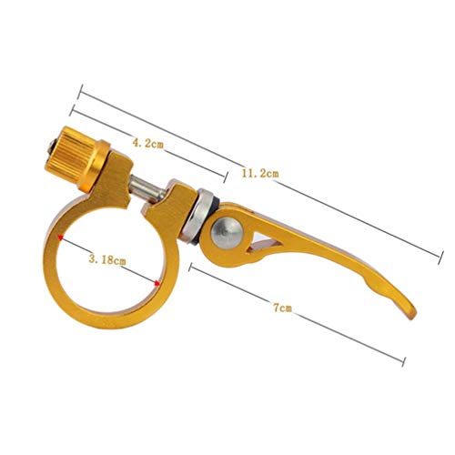 Grampo de selim de bicicleta LIOOBO, 4 peças, com design ergonômico, de alta qualidade, grampo de li